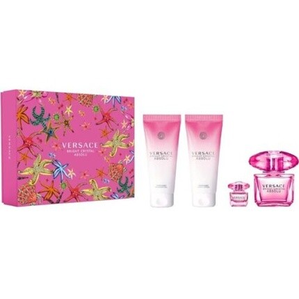 

Versace Bright Crystal Absolu 4 Piece Gift Set for Women New in Box