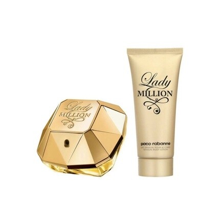 Подарочный набор Lady Million из 2 предметов: Edp, 2,7 унции и лосьон для тела Sensual, 3,4 унции, Paco Rabanne — фото 2