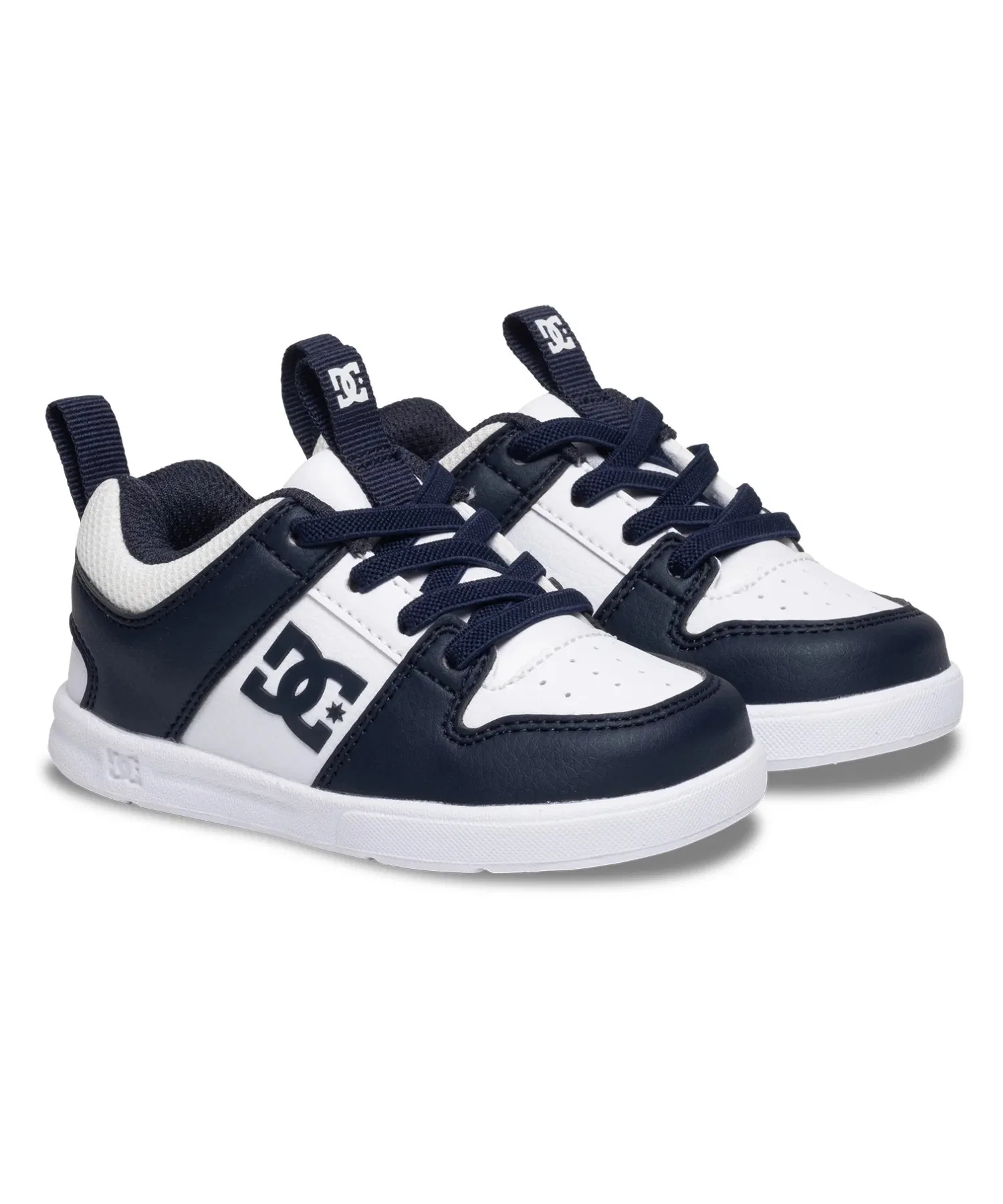 Детские кроссовки DC Shoes Lynx Zero Elastic для малышей бело-синие