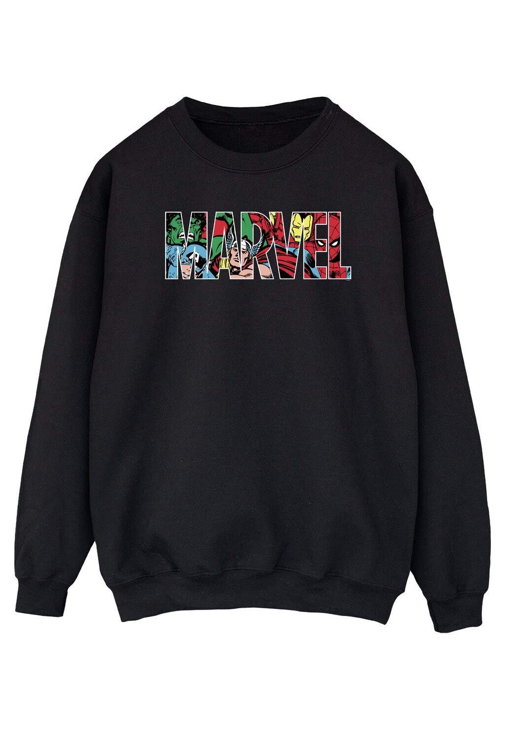 

Толстовка MARVEL COMICS LOGO CHARACTER INFILL ABSOLUTE CULT, черный