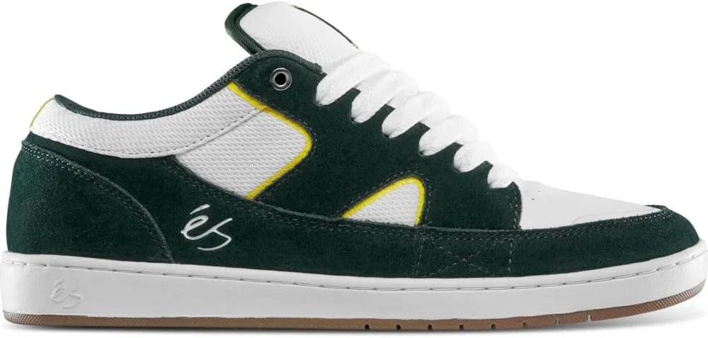 Мужские скейтбордистские кроссовки ES Trainers, Green/White — фото 3