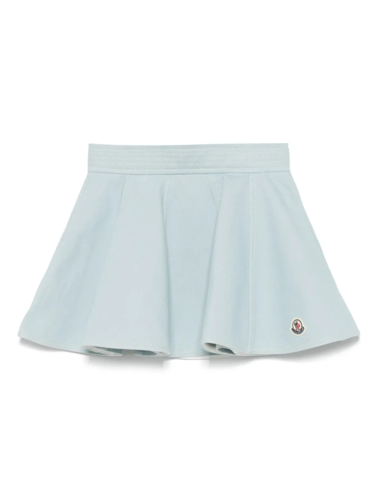 

Расклешенная юбка мини Moncler Enfant, синий