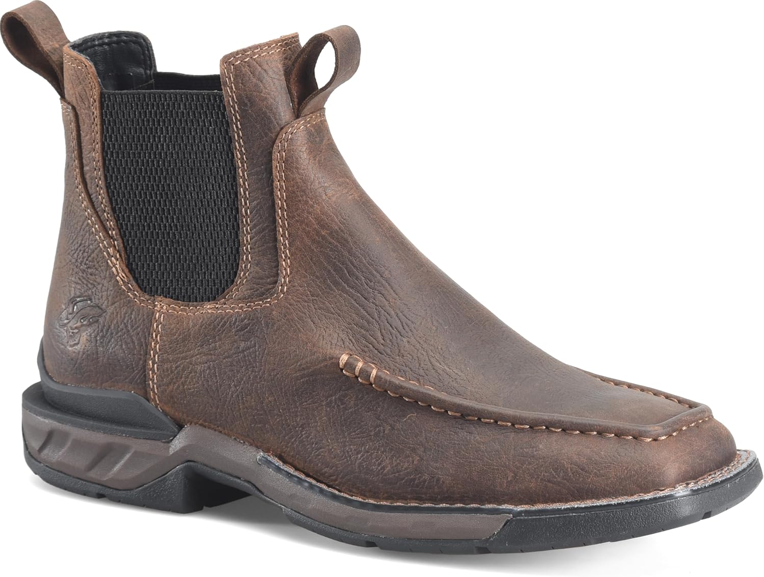 

Ботинки PHANTOM RIDER для мужчин, размер 6 - модель Romeo, премиальная кожа, без шнурков, прочная подошва, удобная посадка, стильные повседневные ботинки, темно-коричневый