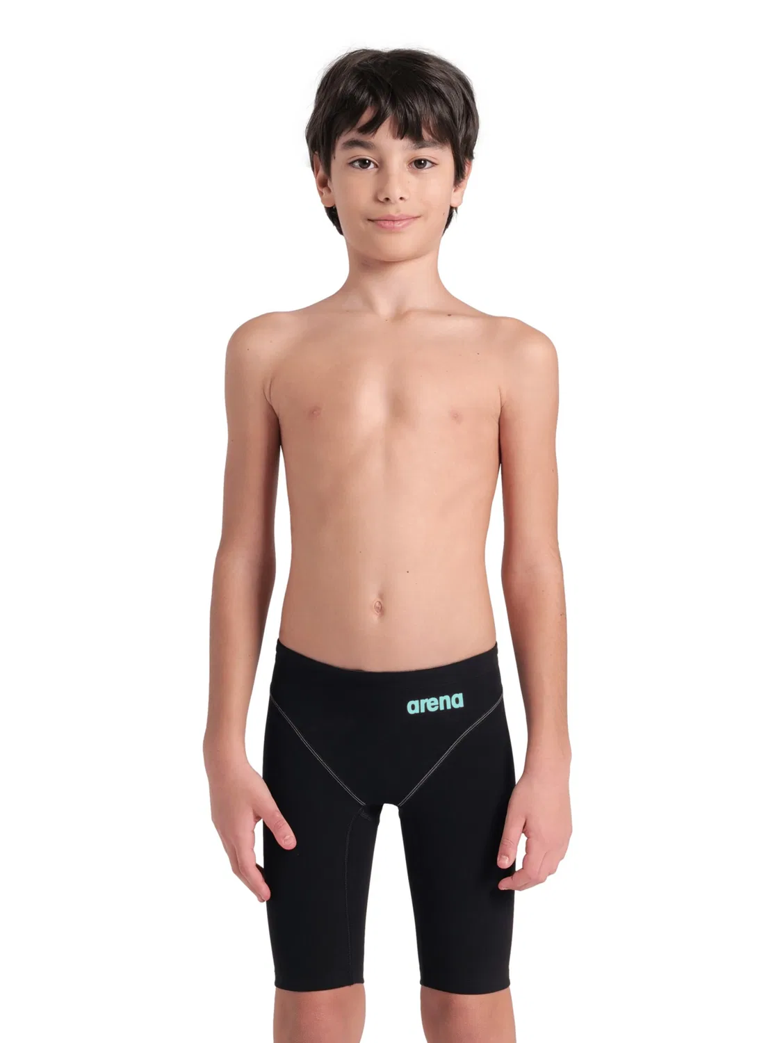 Спортивный купальник Arena Athletic Swimwear POWERSKIN IMPULSO JAMMER JR черного цвета — фото 4