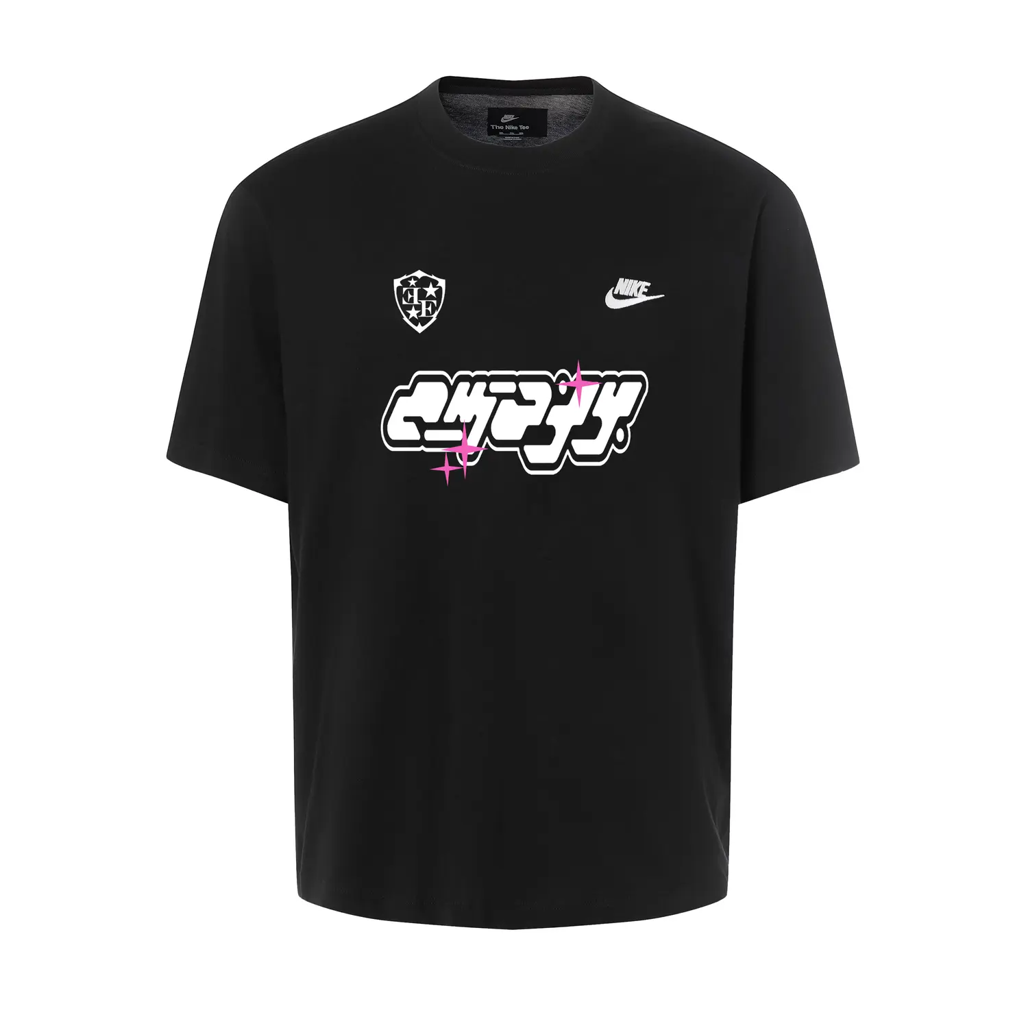 

Футболка унисекс черная Nike, черный