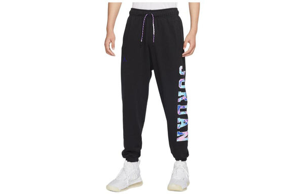Спортивные штаны Air Jordan Multi-Color Elastic Sports Pants Men's Black, мультиколор — фото 3