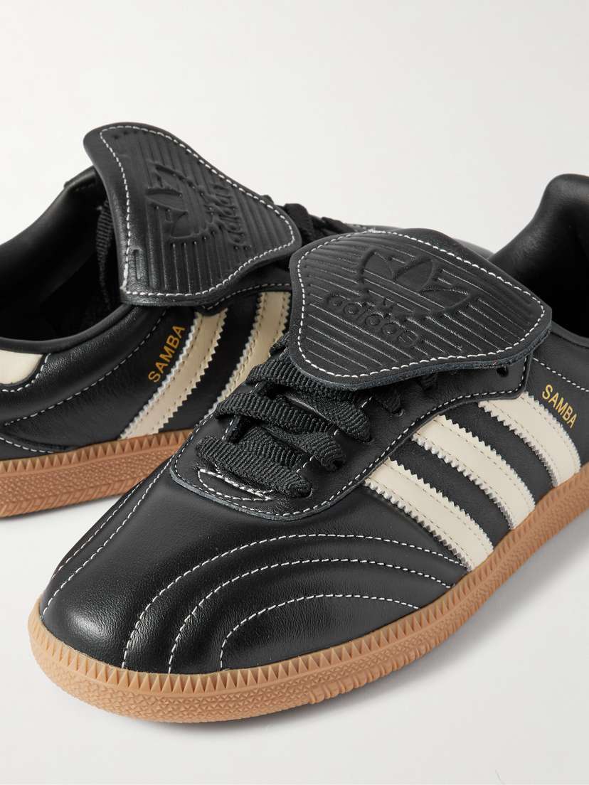 Кроссовки Samba lt из кожи Adidas Originals, черный — фото 4