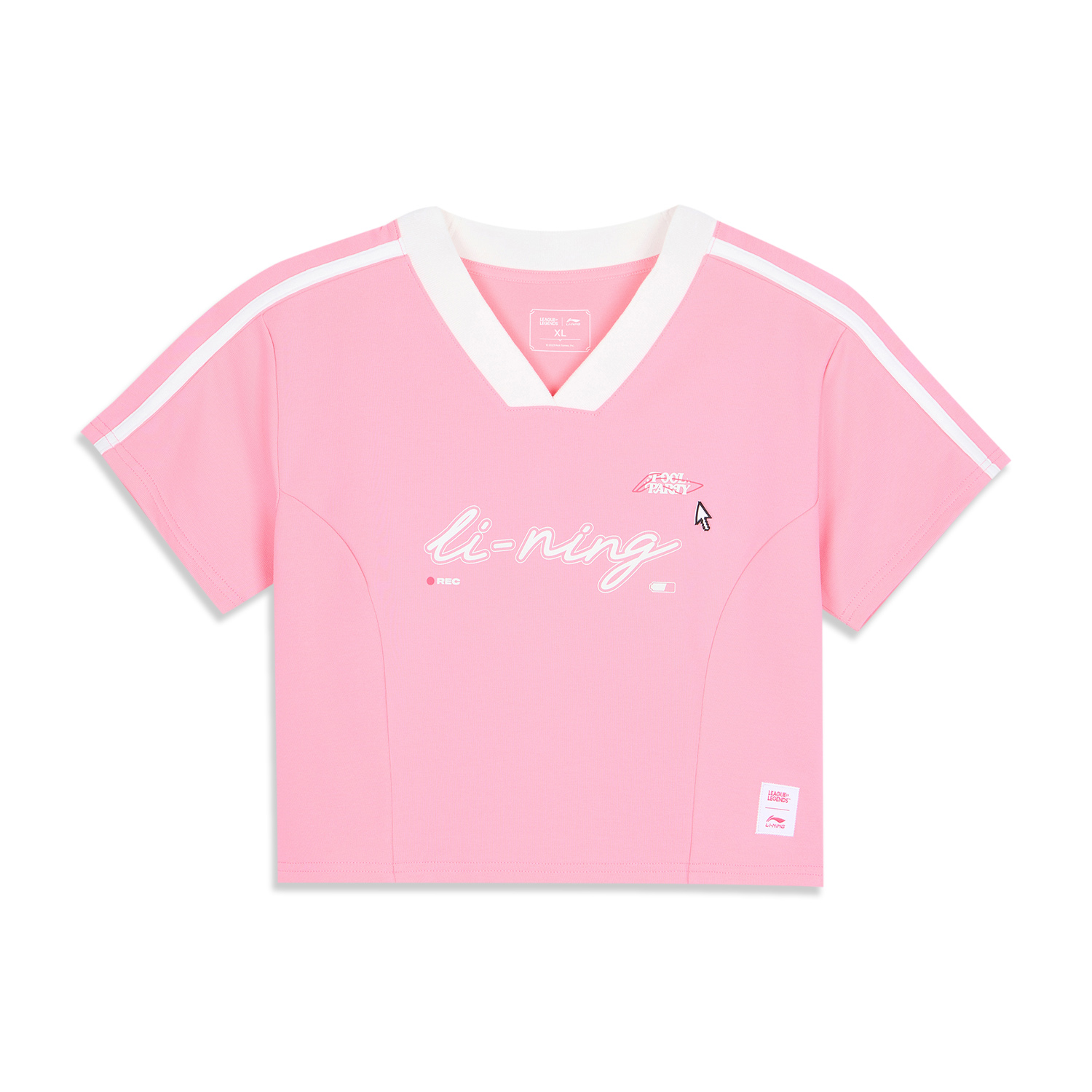 

LINING Футболка League of Legends Sports Life Collection Women's Morning Light Pink, Розовый, LINING Футболка League of Legends Sports Life Collection Women's Morning Light Pink