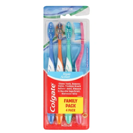

Зубные щетки тройного действия 4 шт Colgate