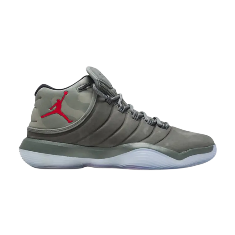 

Кроссовки Air Jordan Jordan Super.Fly 2017 'Green Camo', зеленый