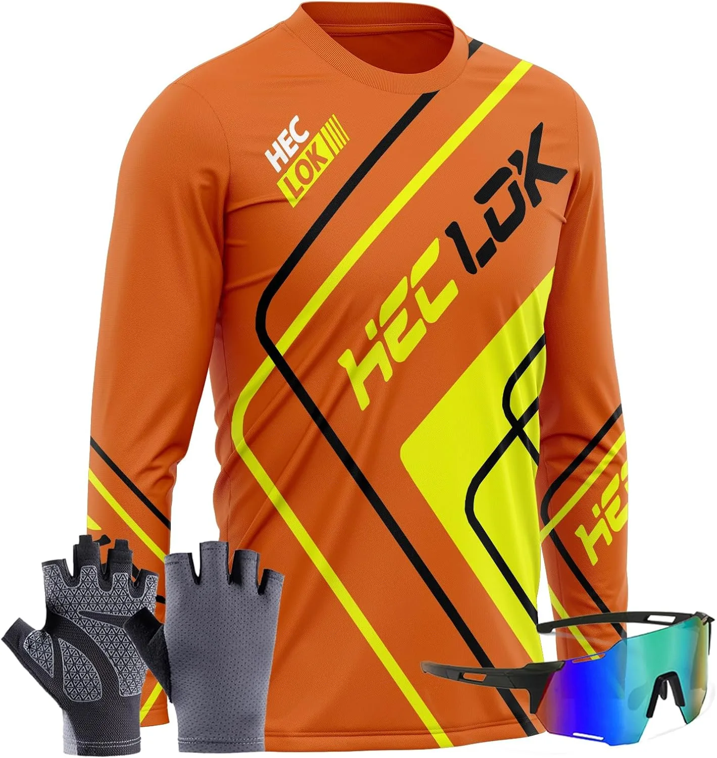 

Футболка для тренировок Long Sleeve Quick Dry Moisture Wicking HECLOK