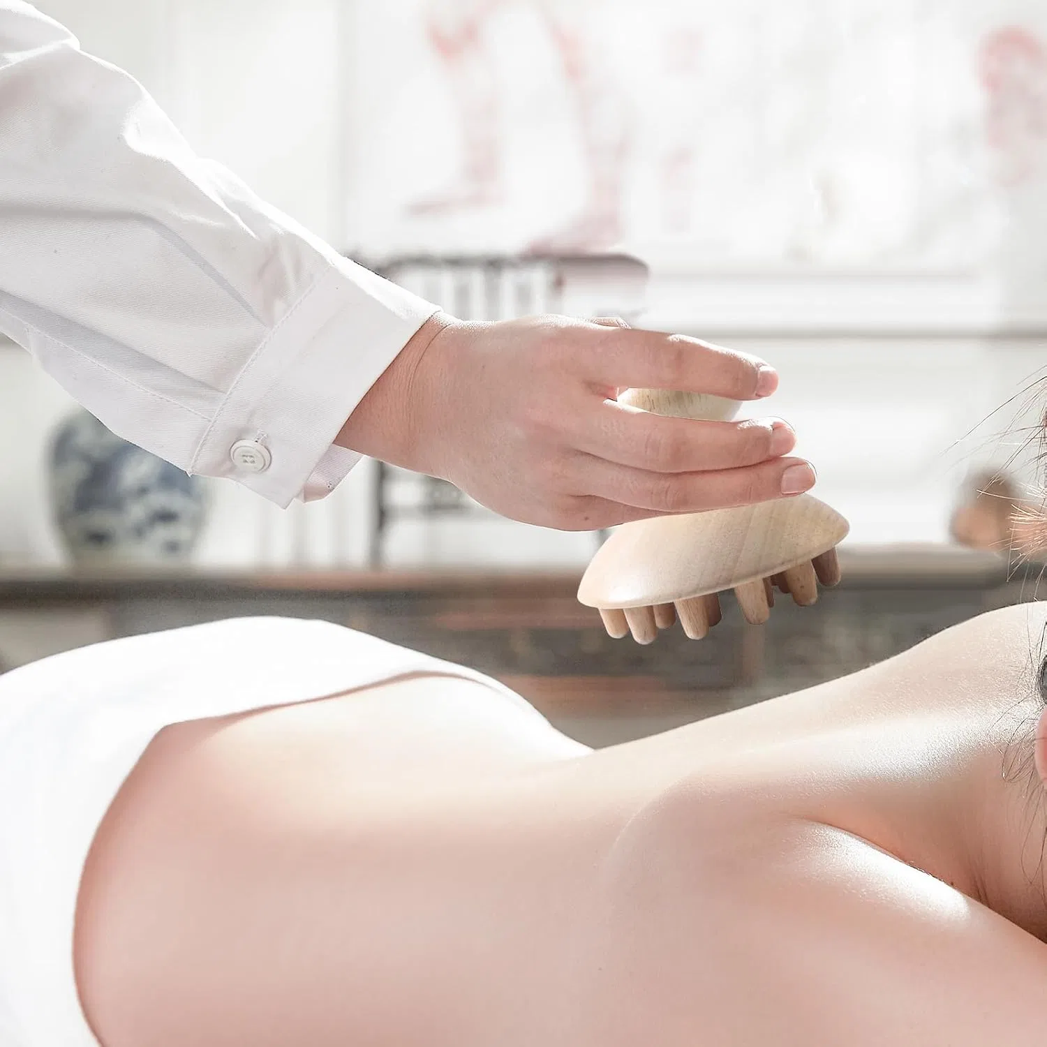 Деревянный ручной массажер для тела от целлюлита Generisch, Big Octopus Massager — фото 2