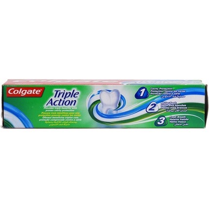 Зубная паста тройного действия со вкусом мяты, 100 мл, Colgate — фото 2