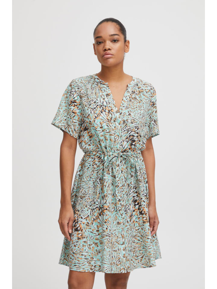 

Короткое платье ICHI Blusenkleid IHVERA DR23 - 20118713, синий