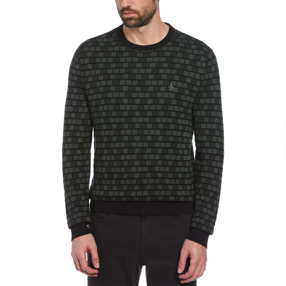 

Свитер Original Penguin Ao Jacquard Checkered, черный