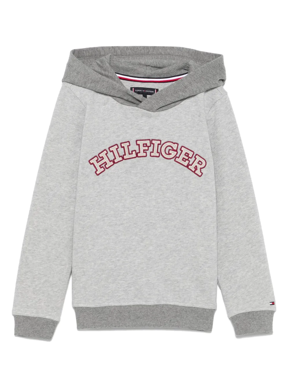 

Худи с вышитым логотипом Tommy Hilfiger Junior, серый