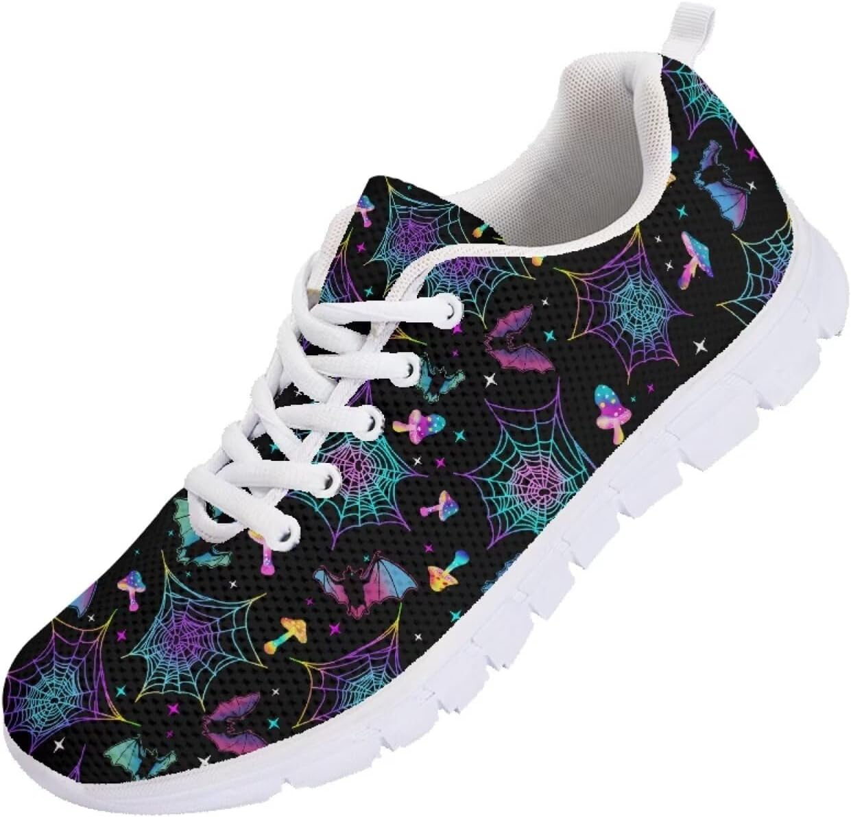 

Мужские кроссовки Funnydude Funny Print для бега, осенние удобные теннисные туфли, легкие кроссовки, Halloween Spider Web