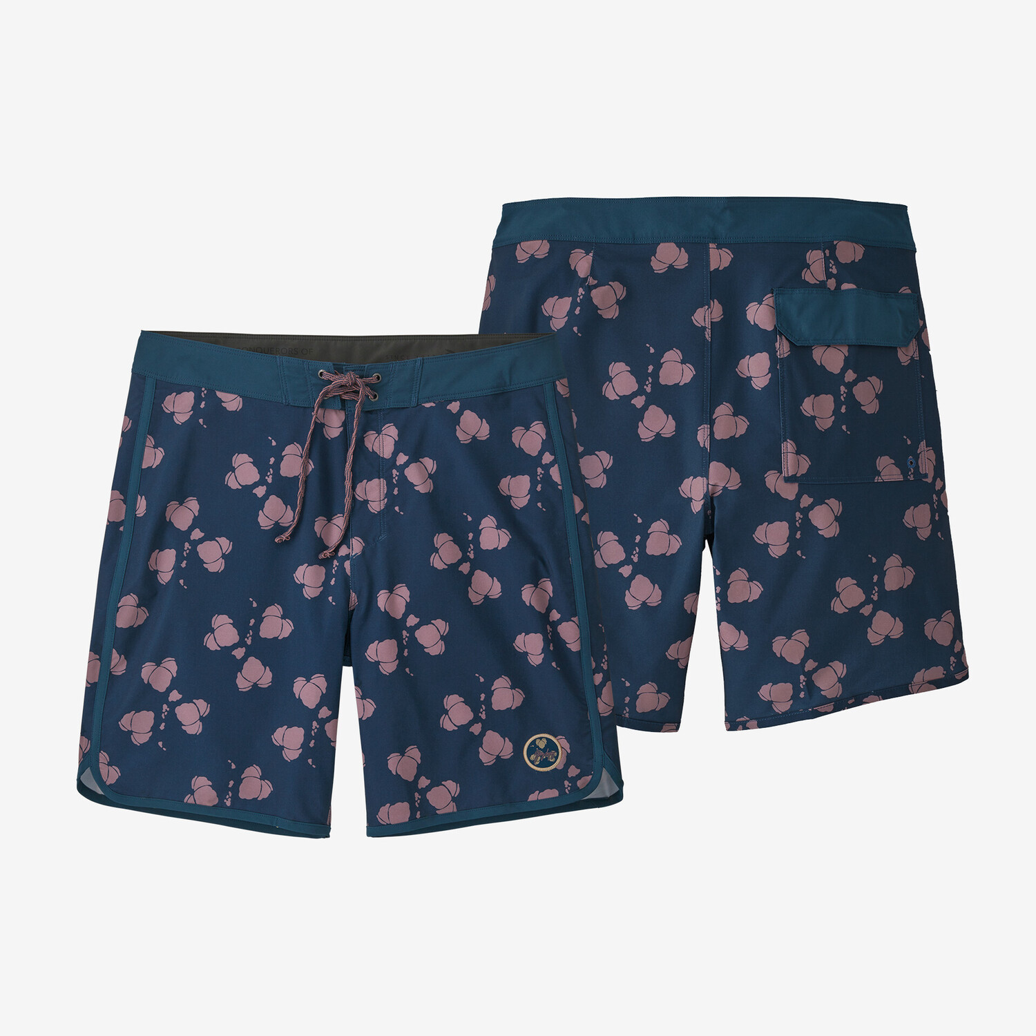 

Мужские шорты Hydropeak с фестонами Patagonia, цвет Gerry Patch: Gerry Islands Tidepool Blue