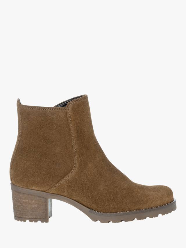 Ботинки Delight Wide Fit Suede с коротким голенищем Gabor, Cognac