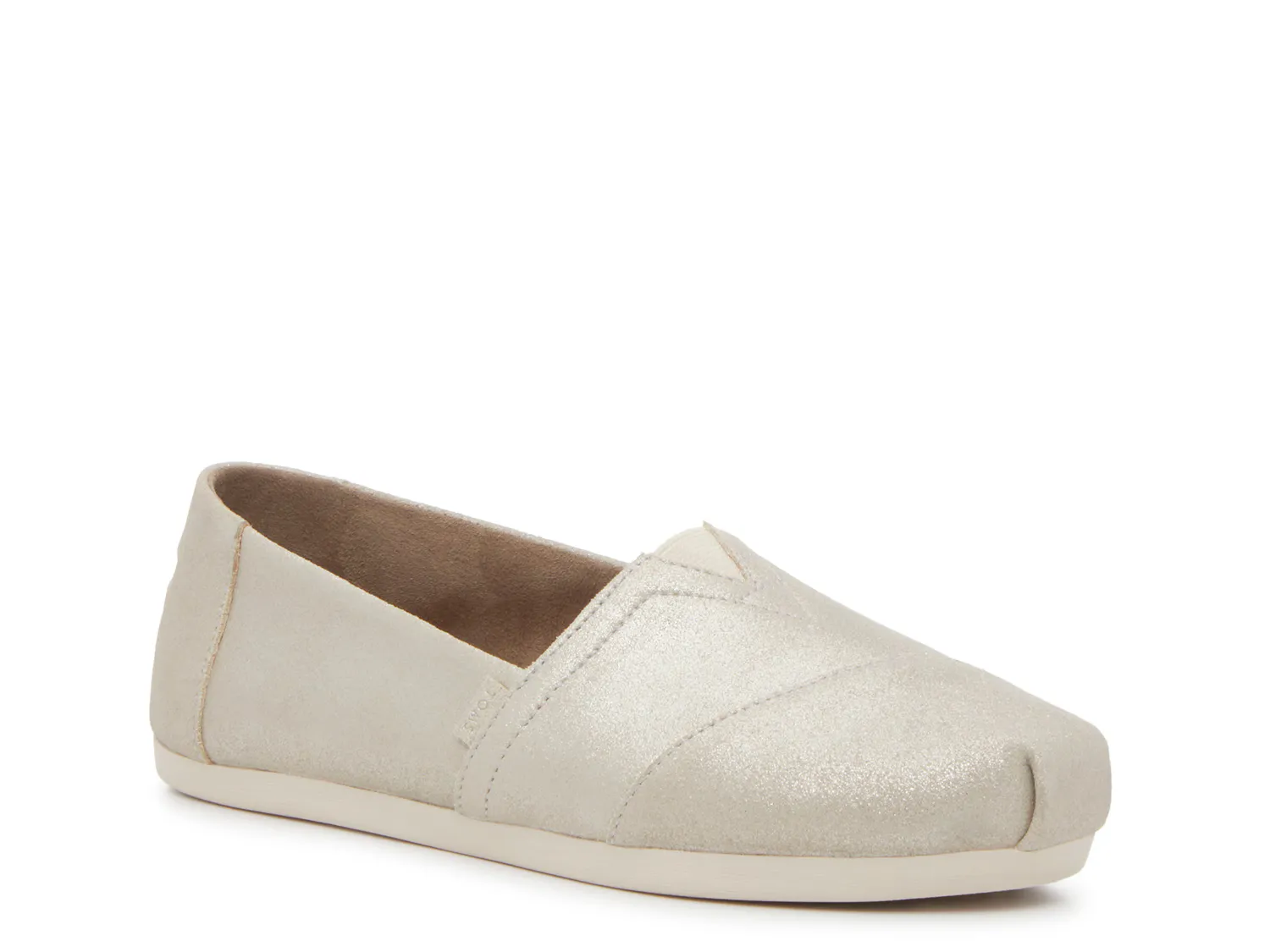 Слипоны Alpargata Slip-On Toms, цвет champagnemetallic