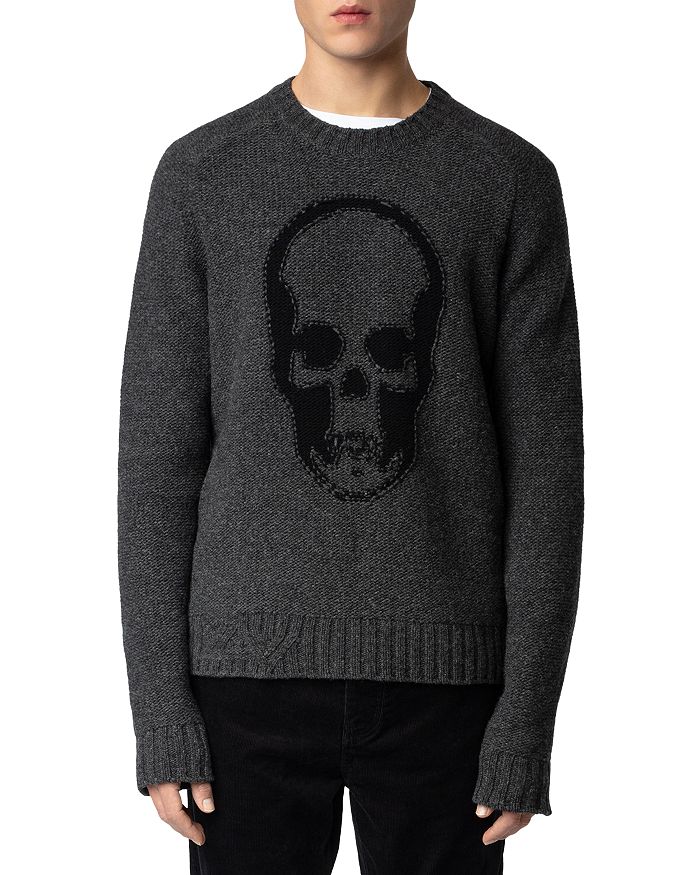 

Свитер Jordan Merino Wool Skull Zadig & Voltaire, серый