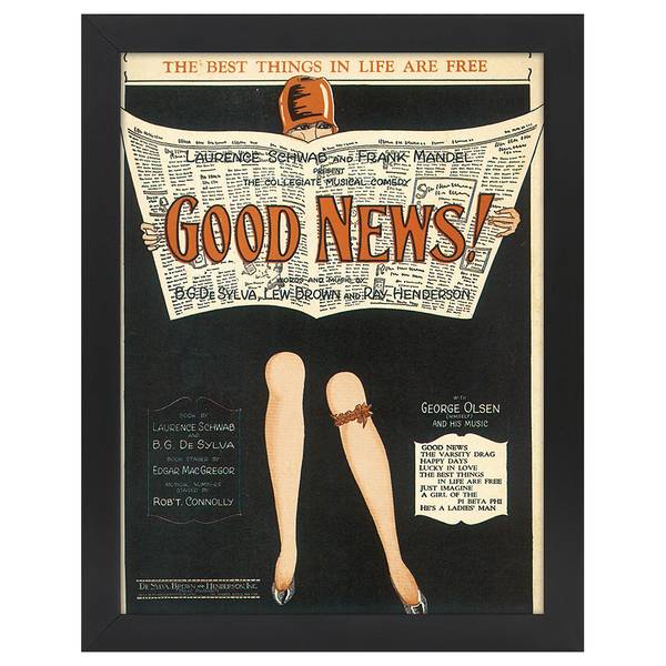 

Рамка для фотографий LegendArte Poster Good News!, черный