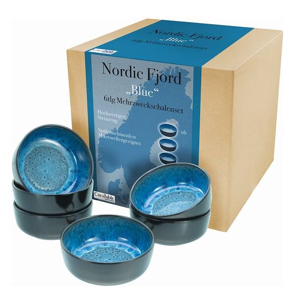 

Миски для круп nordic fjord, набор из 6 шт. Creatable, синий