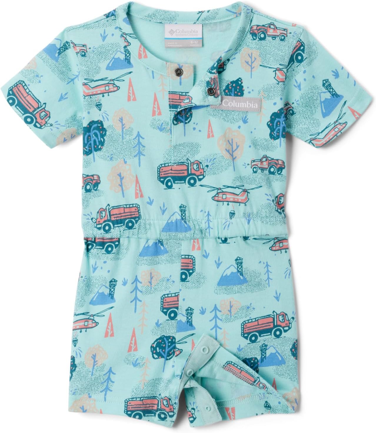 Columbia Unisex Baby Little Sur Playsuit, Spray Forestlove — фото 3