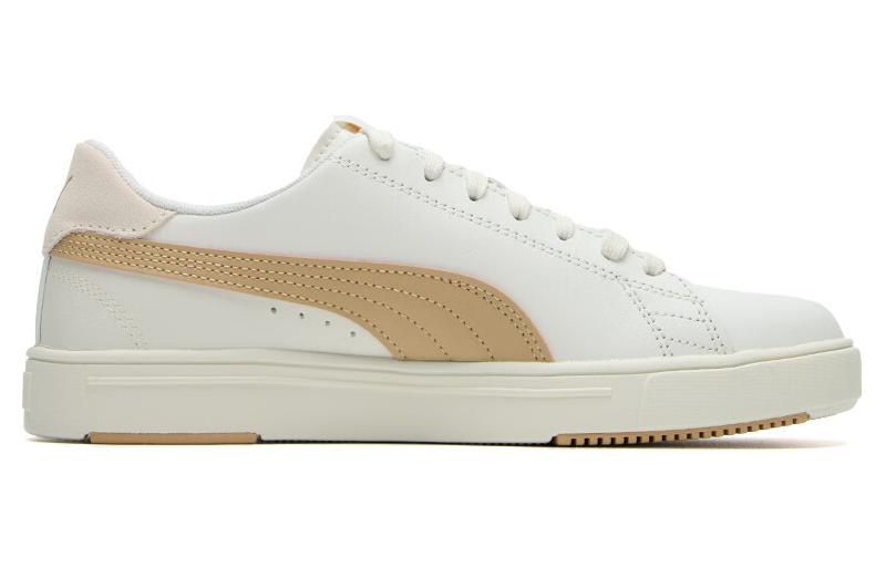 PUMA Serve Pro Lite Low Top Unisex белые желтые скейтборд кроссовки, цвет White Yellow — фото 2