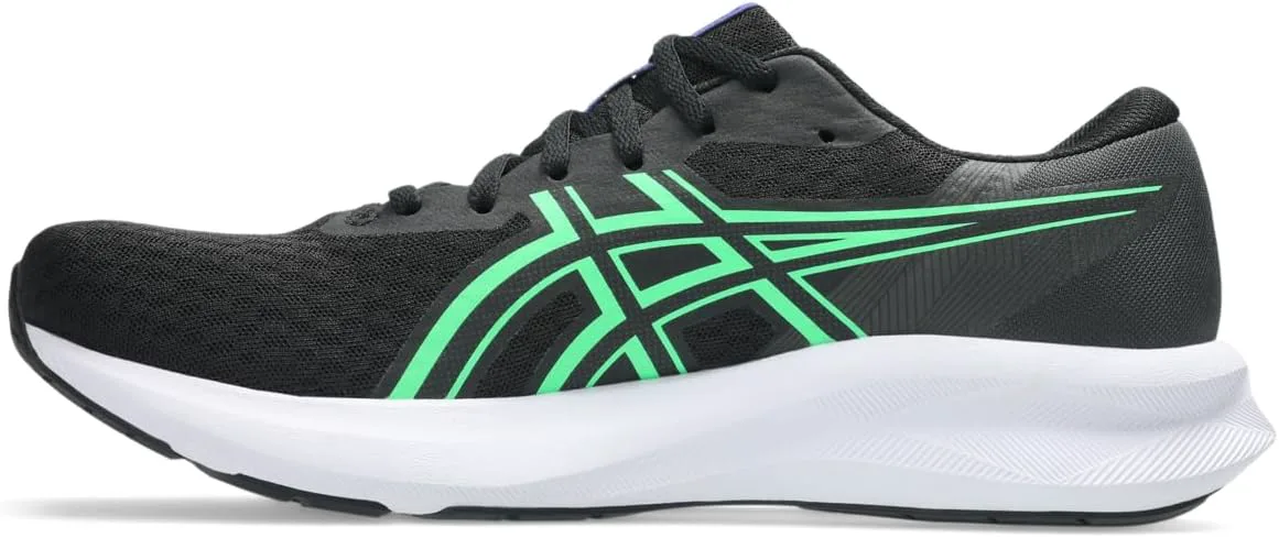 Мужские кроссовки для бега ASICS Patriot 14, черный/зеленый — фото 3