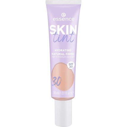 

Тональный крем для кожи № 30 Nude Moisturizing Natural Vegan без масел с UVA и UVB фильтрами SPF 30 без отдушек 30 мл Essence