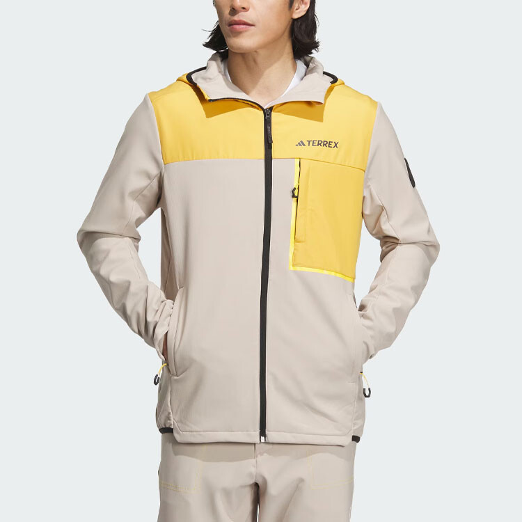 National Geographic X National Geographic Cobranded Section Jacket Men Light Khaki Adidas, хаки — фото 2