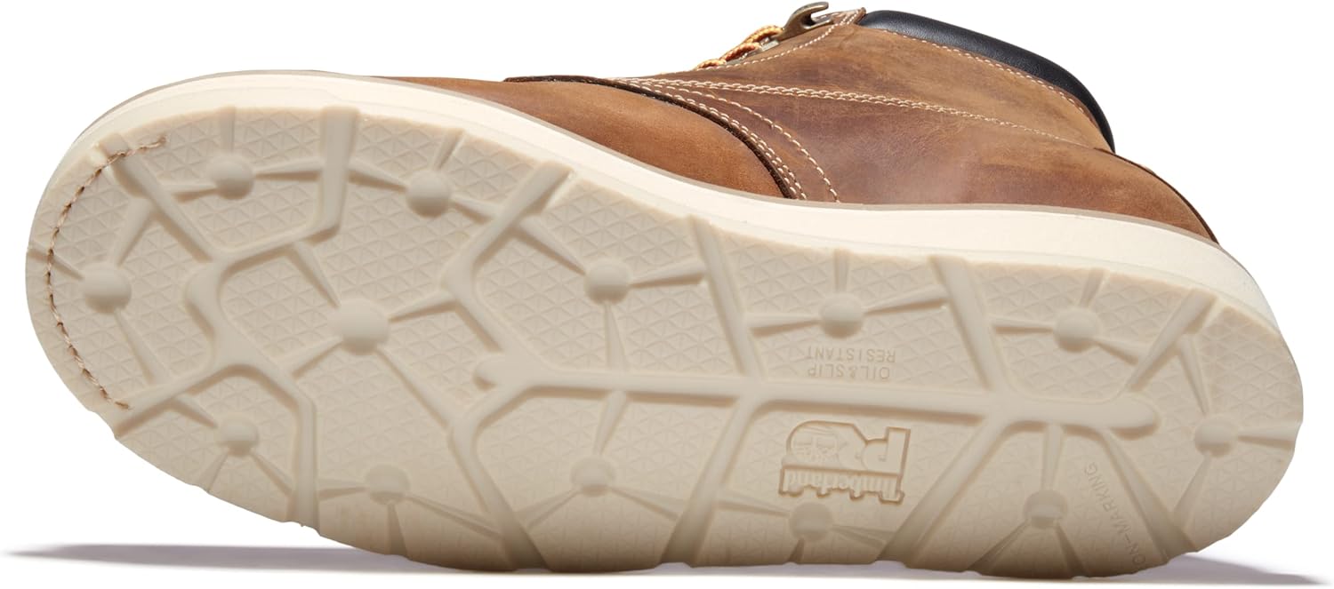 Timberland PRO мужские Gridworks 6 дюймов Soft Toe Waterproof Industrial Wedge рабочие ботинки, Golden Brown — фото 4