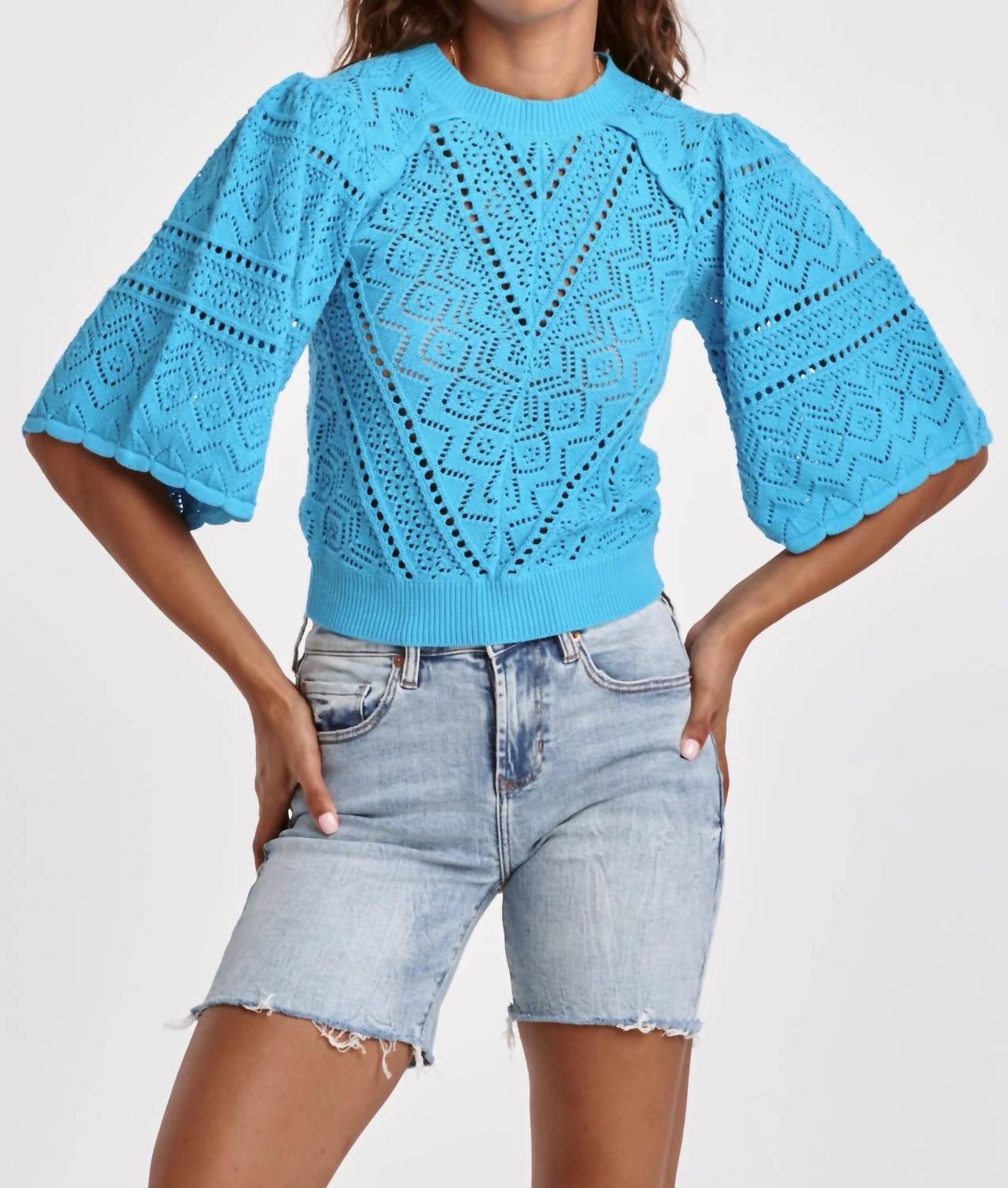 

Свитер Bailey Adriatic Sea синего цвета DEAR JOHN DENIM
