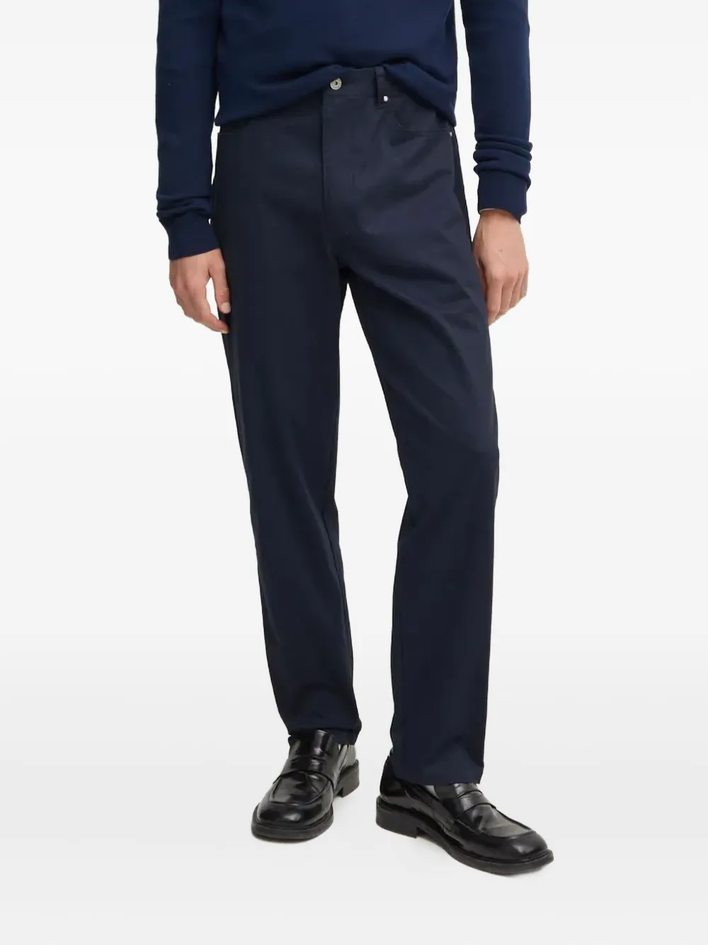 

Брюки с нашивкой-логотипом Barbour, синий