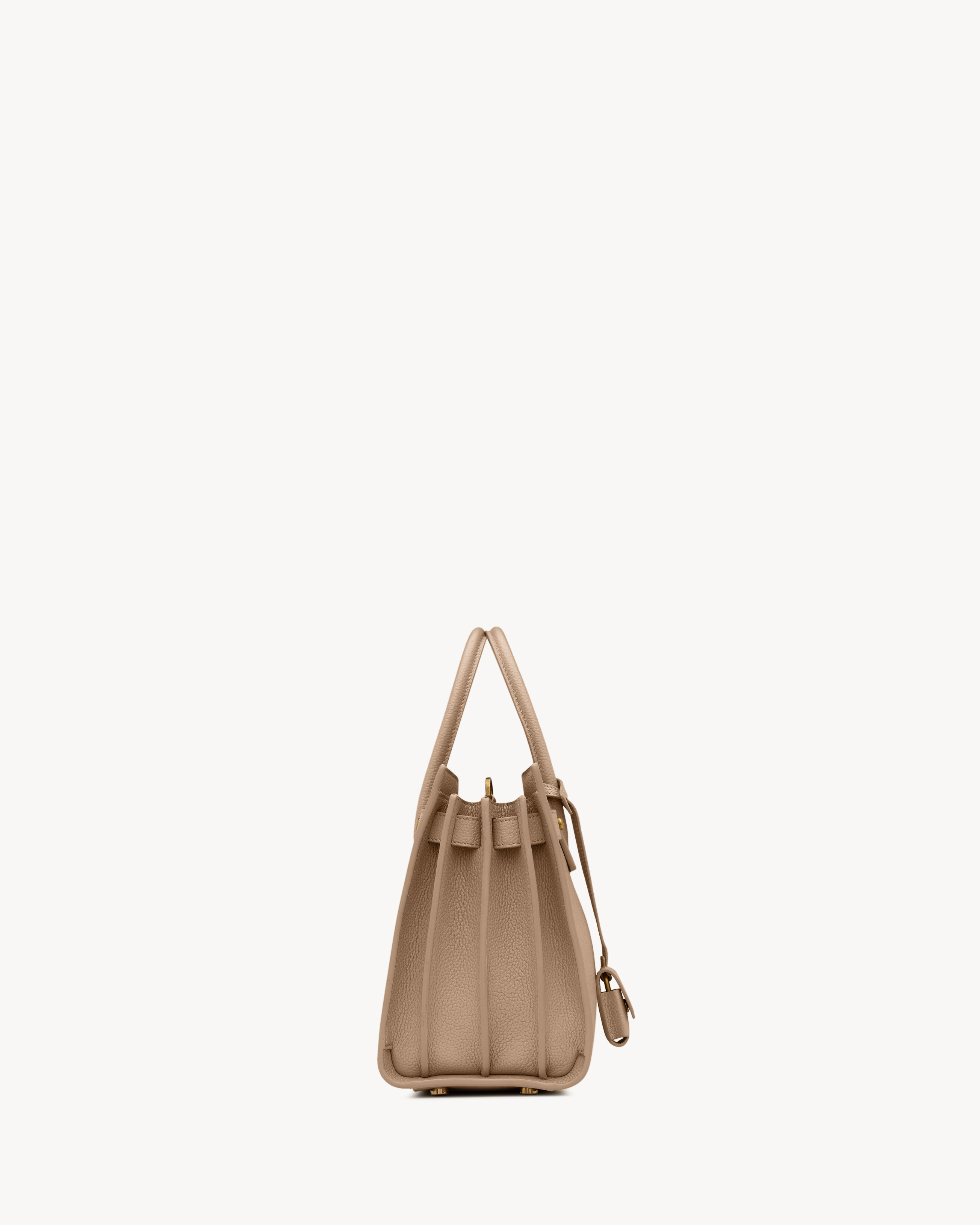 Сумка Supple Sac de jour Baby bag Saint Laurent, бежевый — фото 3