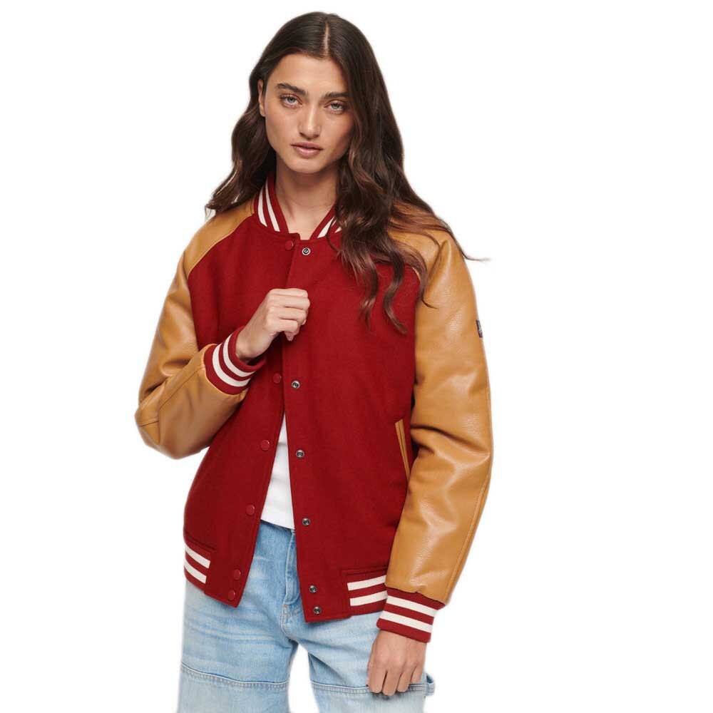 

Куртка Superdry College Varsity Bomber, красный