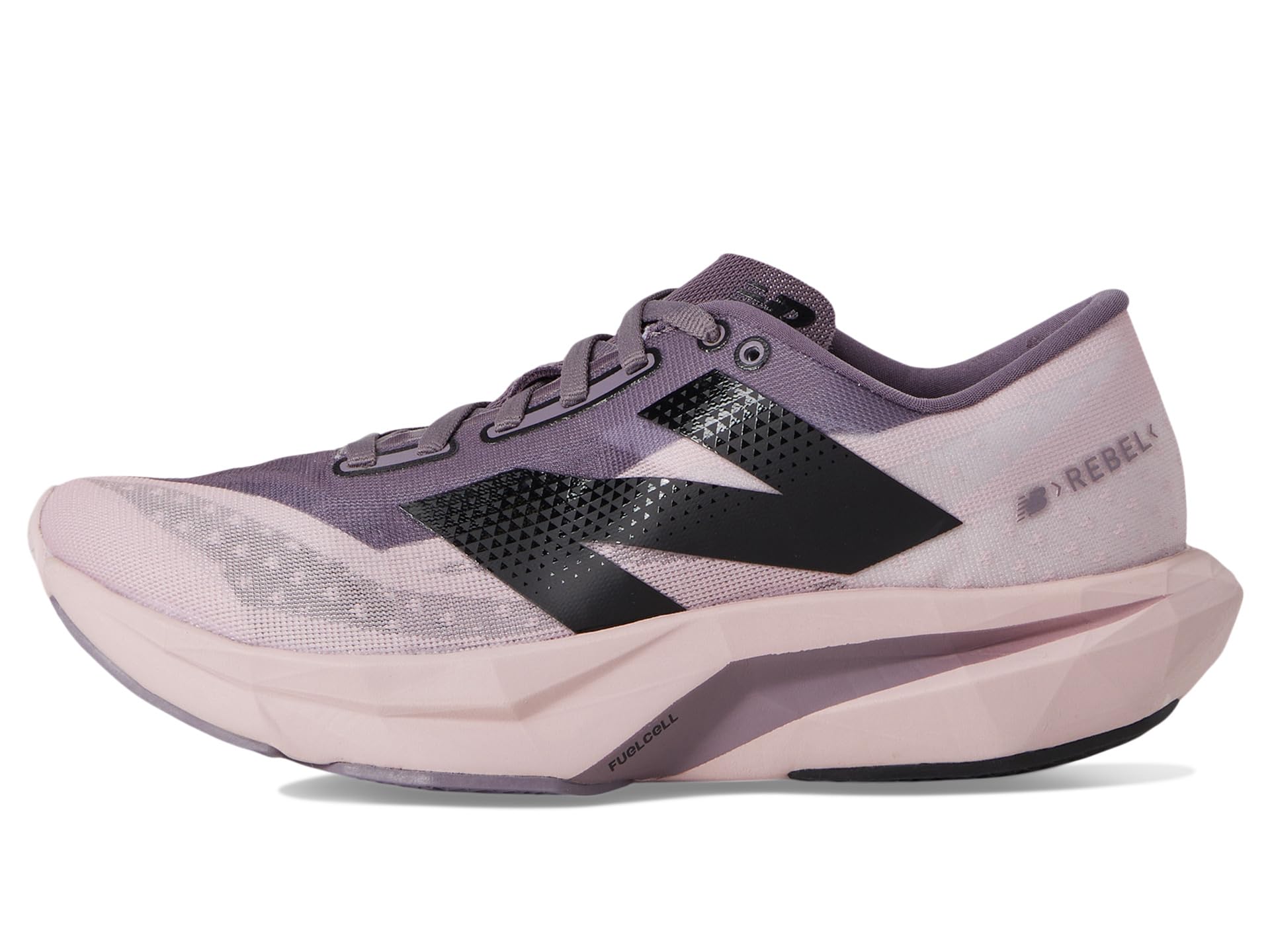 Кроссовки New Balance Fuelcell Rebel V4, Twilight Haze/Dark Ice Wine/Black — фото 4