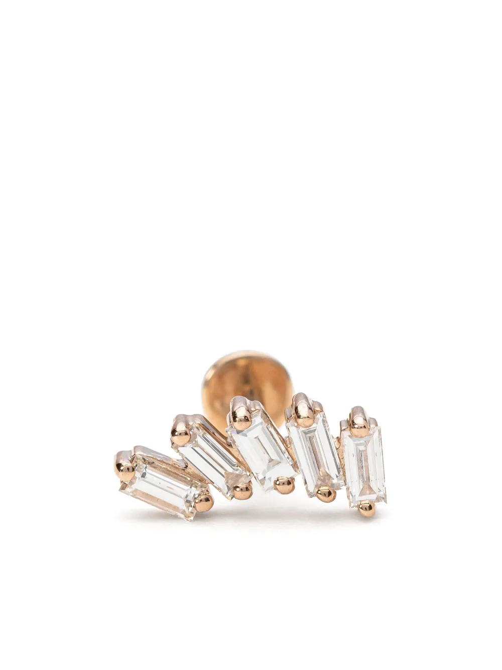 

Серьга-гвоздик из розового золота с бриллиантами Mad Precious & Ethical, розовый