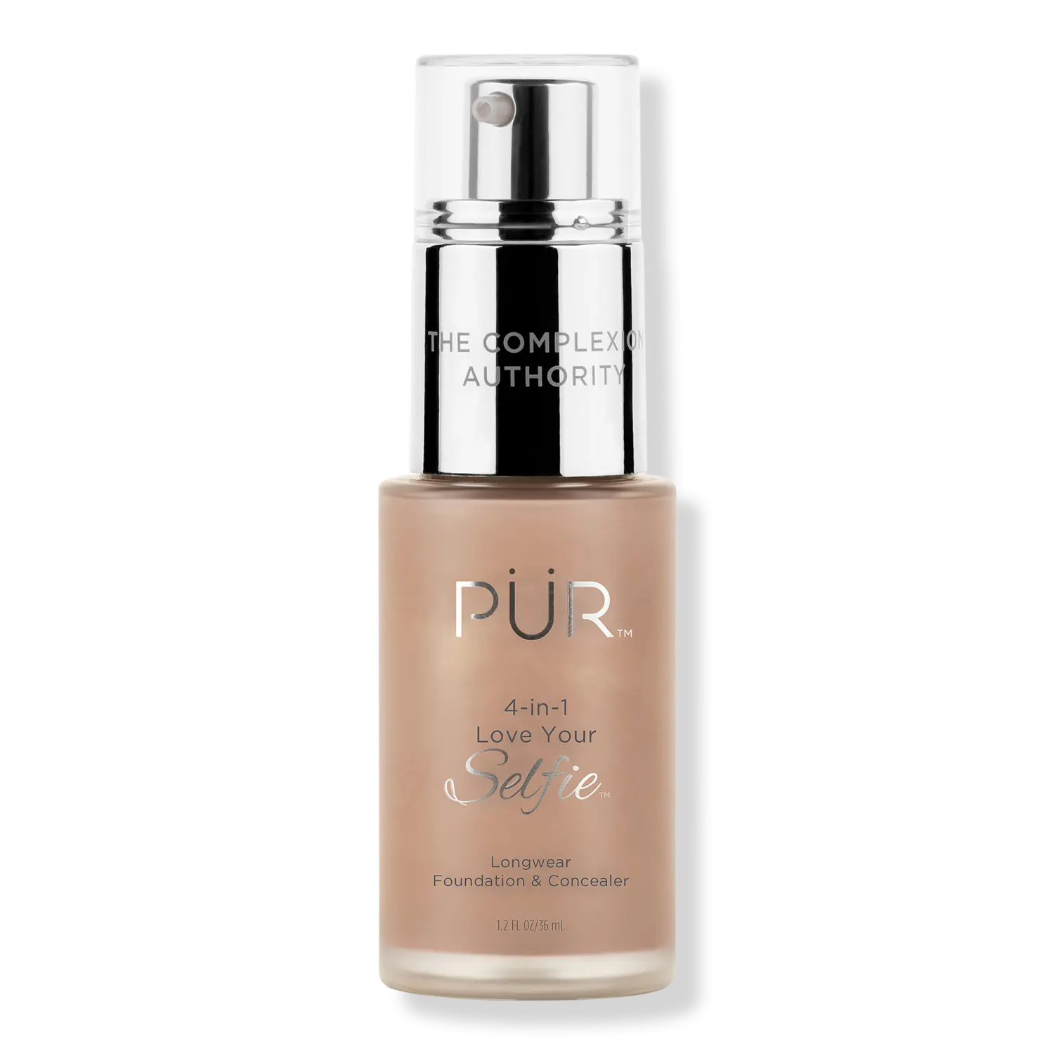 

Тональный крем и консилер 4-в-1 Love Your Selfie Longwear Foundation & Concealer PÜR, TP4 Sand (tan skin w/ pink undertones)