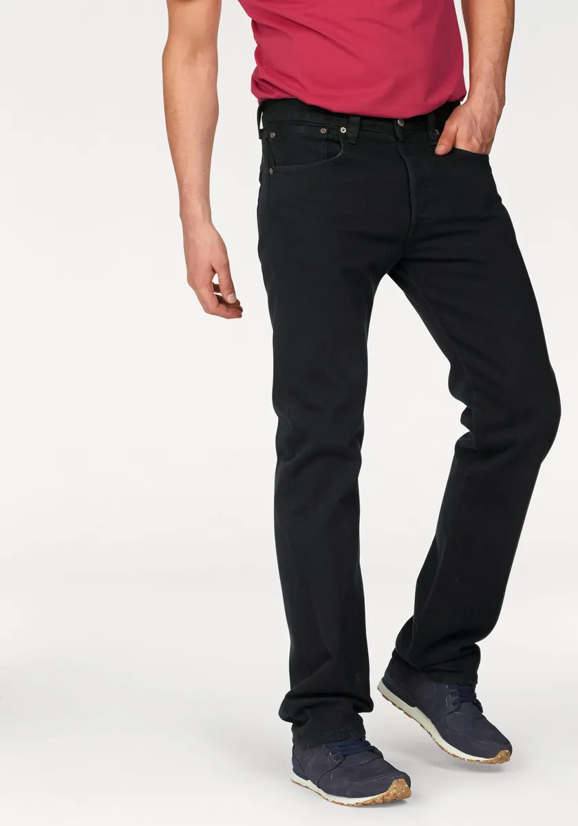 

Прямые джинсы Levi's "501 LEVI'S ORIGINAL", с фирменной этикеткой, черный