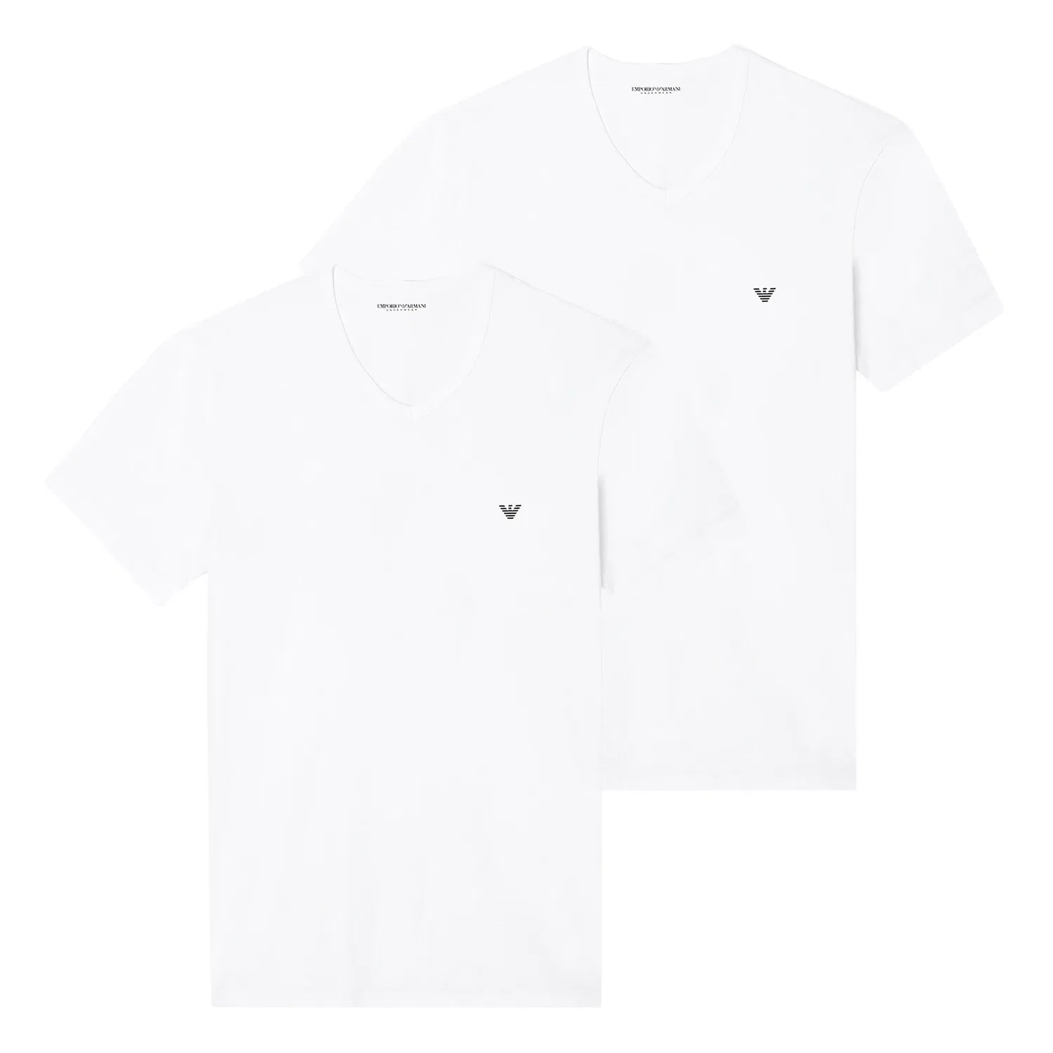 Футболка хлопковая Emporio Armani, белый