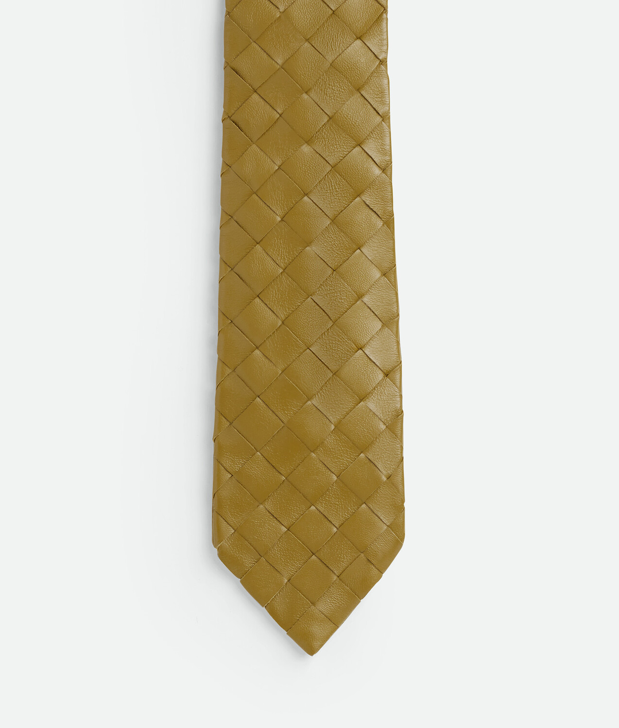 

Галстук из кожи Intrecciato Bottega Veneta