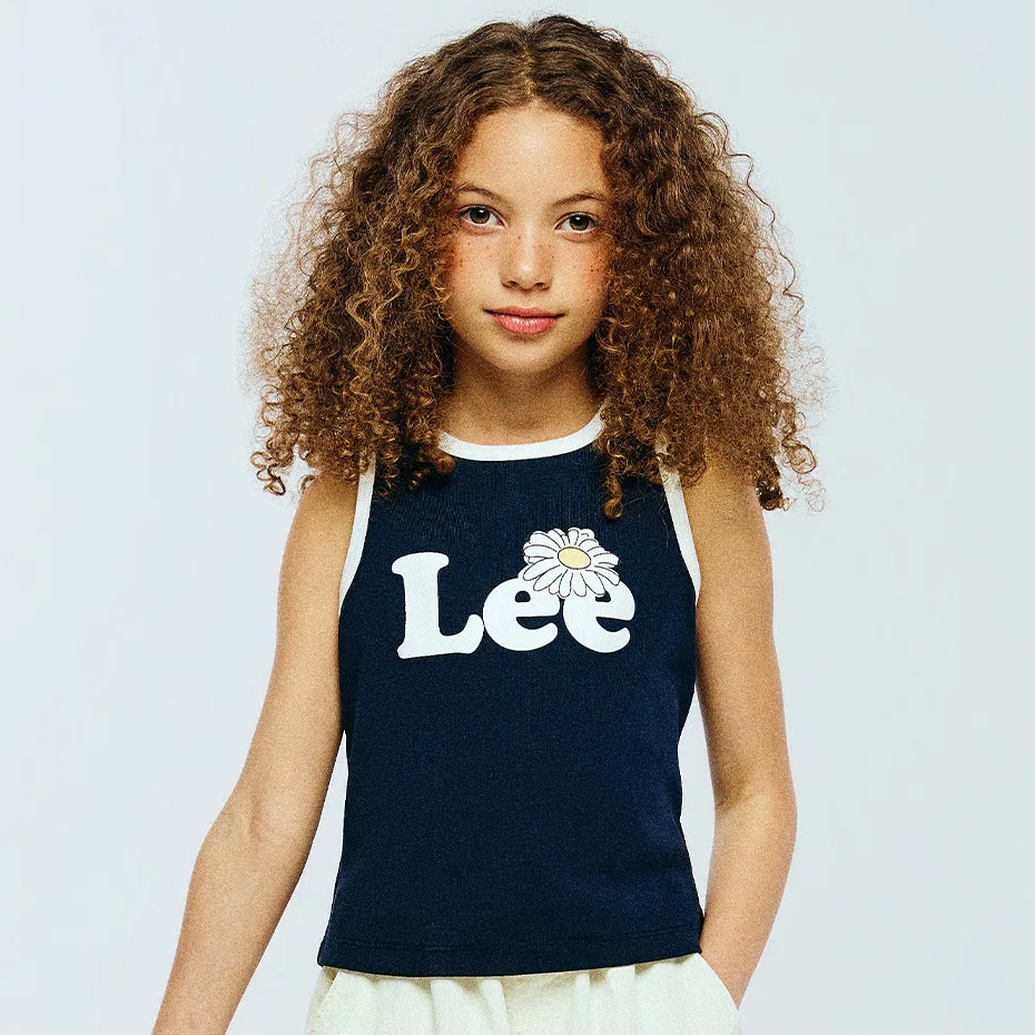 Детская майка Daisy Sleeveless тёмно-синяя от Lee Kids