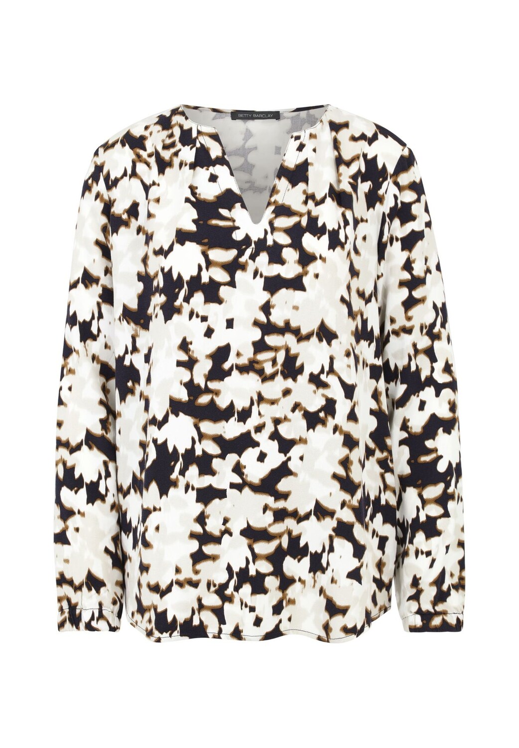 

Блузка без шнуровки с воротником стойкой BETTY BARCLAY, цвет Schwarz/beige