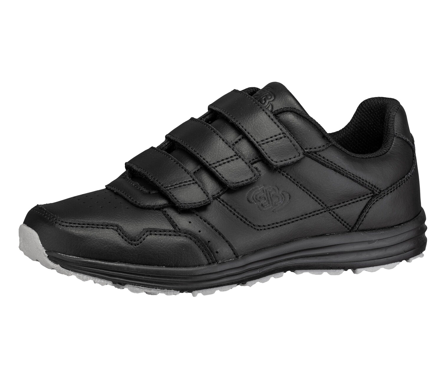 

Низкие кроссовки Brütting Klettschuh Classic Run V, черный, Серый, Низкие кроссовки Brütting Klettschuh Classic Run V, черный