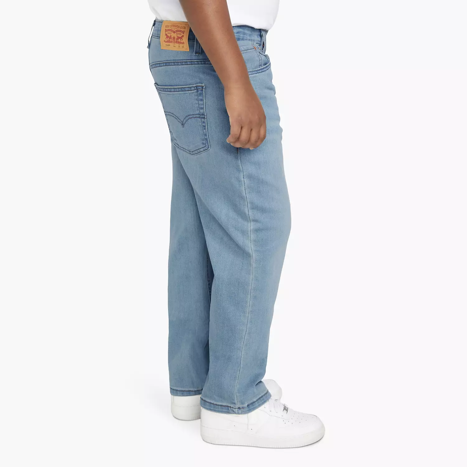 514 Прямые спортивные джинсы для мальчиков 8-20 лет Levi's, цвет Found - Medium Wash — фото 3