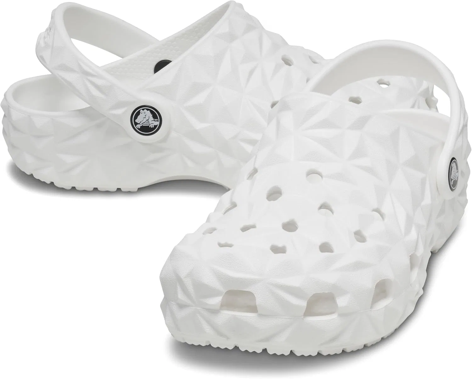 Кроксы Unisex Adult Classic Geometric Clog K WHI Crocs, White Opulent Garden — фото 3