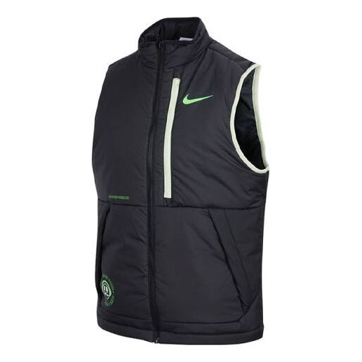 

Жилет back large logo stay warm casual sleeveless vest black Nike, черный