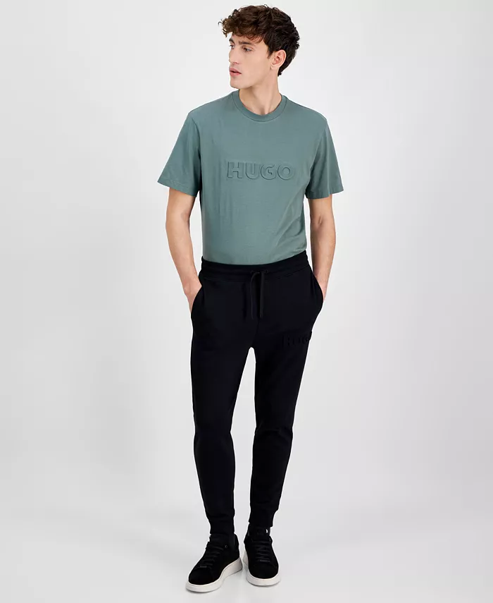 

Мужские джоггеры Dillumi Regular-Fit с тисненым логотипом Hugo Boss, черный